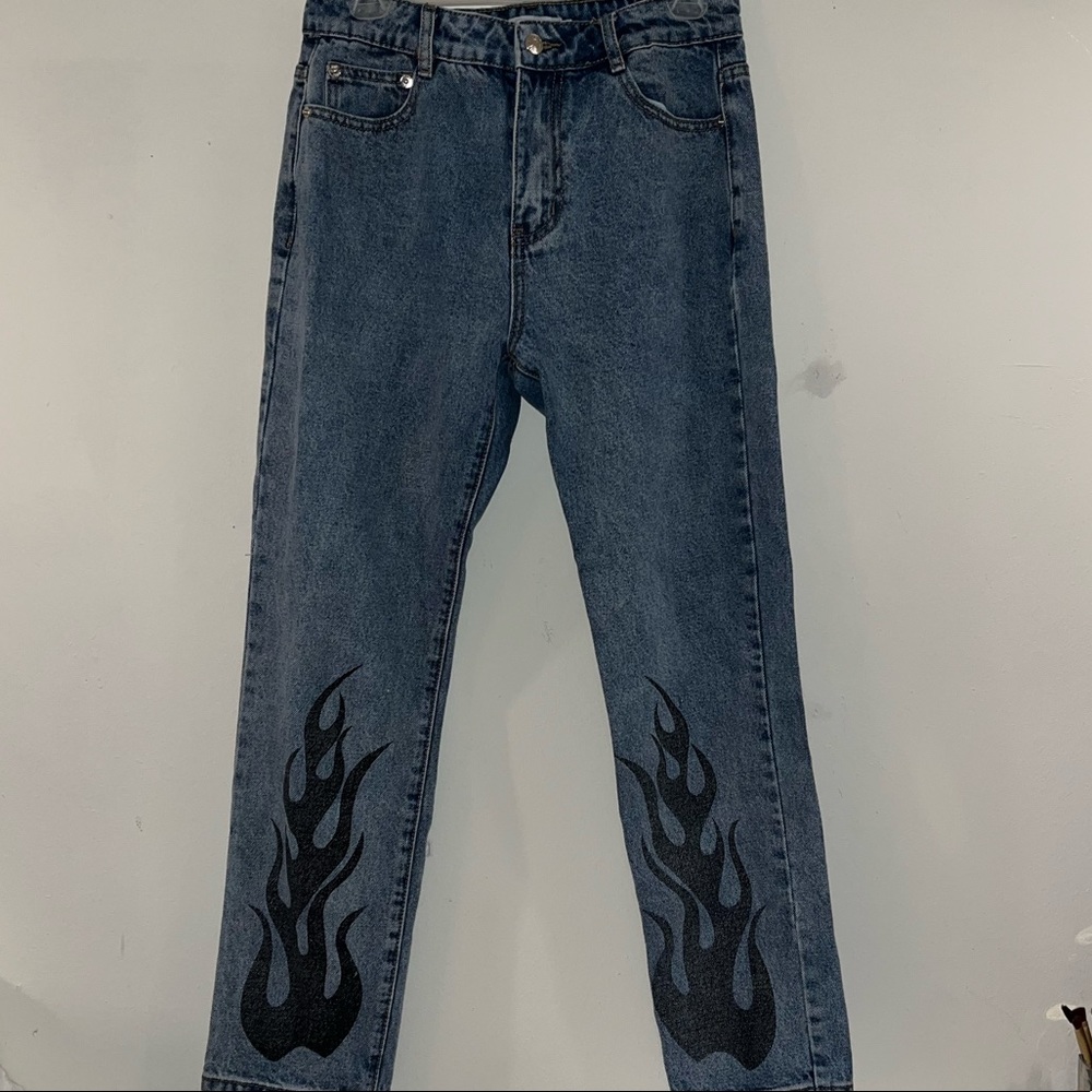 Adika black flame jeans